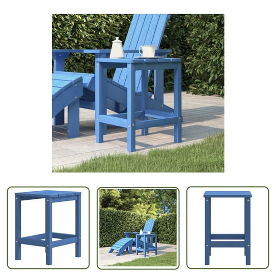 Sedie da giardino Adirondack 2 pezzi HDPE Blu acqua | Leroy Merlin