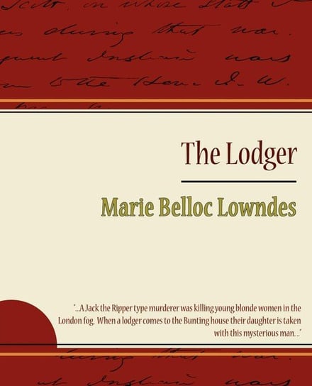 The Lodger Lowndes Marie Belloc