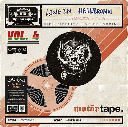 The Löst Tapes, Volume 4 (Live In Heilbronn 1984) (RSD 2023 Ex), płyta winylowa Motorhead
