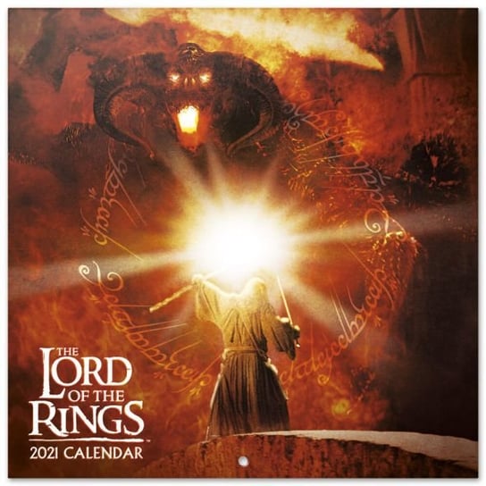The Lord Of The Rings - kalendarz ścienny 2021 30x30 cm Grupoerik
