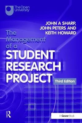 The Management of a Student Research Project Sharp John A.