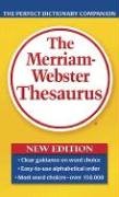 The Merriam-Webster Thesaurus Merriam Webster Inc.