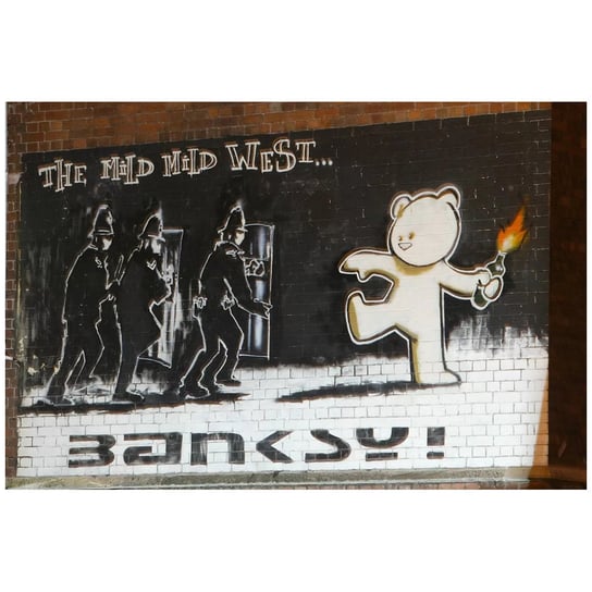 The Mild Mild West - Bristol, Banksy 40x60 Legendarte