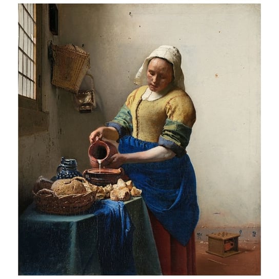 The Milkmaid - Jan Vermeer 80x90 Legendarte
