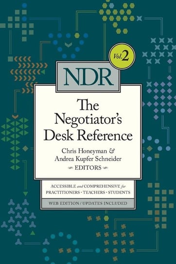 The Negotiator's Desk Reference Mitchell Hamline School of Law