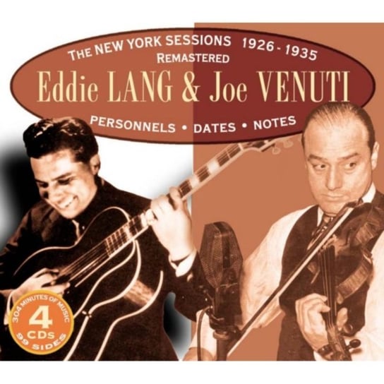 The New York Sessions 1926-1935 Eddie Lang And Joe Venuti