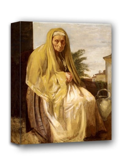 The Old Italian Woman, Edgar Degas - obraz na płótnie 40x60 cm Galeria Plakatu