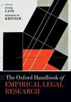 The Oxford Handbook of Empirical Legal Research Kritzer Herbert, Cane Peter