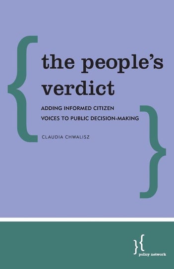 The People's Verdict Chwalisz Claudia