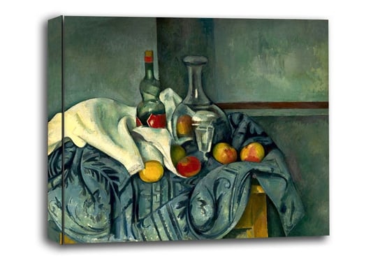 The Peppermint Bottle, Paul Cézanne - obraz na płótnie 40x30 cm Galeria Plakatu