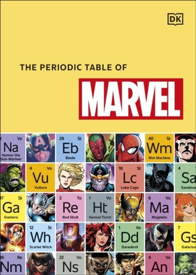 The Periodic Table of Marvel Scott Melanie