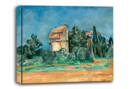 The Pigeon Tower at Bellevue, Paul Cézanne - obraz na płótnie 120x90 cm Galeria Plakatu