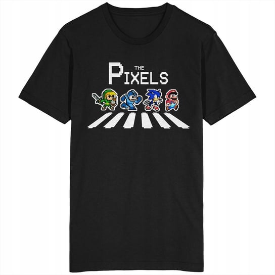 The Pixels Koszulka Beatles Mario Sonic Mega Man GILDAN