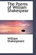 The Poems of William Shakespear Shakespeare William