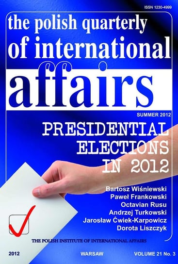 The Polish Quarterly of International Affairs 3/2012 Zaborowski Marcin, Rękawek Kacper