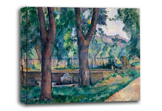 The Pool at Jas de Bouffan, Paul Cézanne - obraz na płótnie 120x90 cm Galeria Plakatu