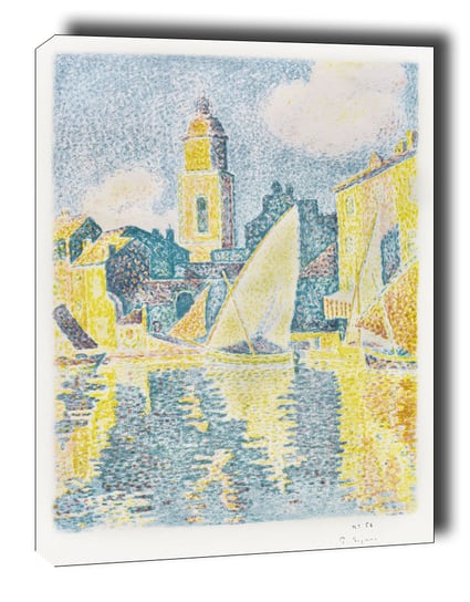 The Port, Saint–Tropez, Paul Signac - Obraz Na Płótnie 61X91,5 Cm Galeria Plakatu