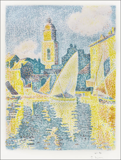 The Port, Saint-Tropez, Paul Signac - plakat 21x29,7 cm Galeria Plakatu