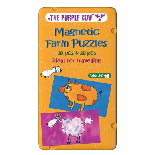The Purple Cow, Podróżna gra magnetyczna Puzzle Farma The Purple Cow