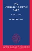 The Quantum Theory of Light Loudon Rodney
