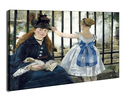 The Railway, Edouard Manet - obraz na płótnie 30x20 cm Galeria Plakatu