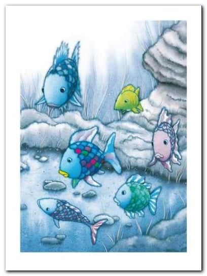 The Rainbow Fish I plakat obraz 60x80cm Wizard+Genius