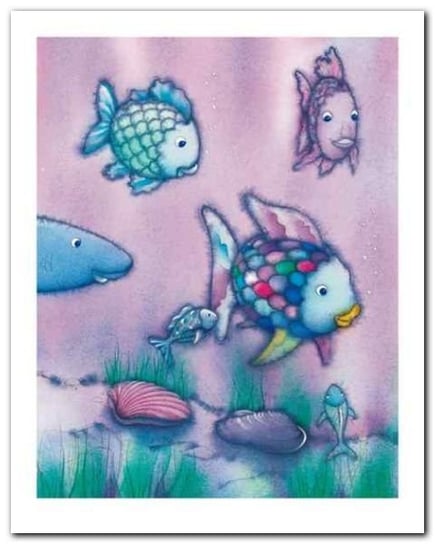 The Rainbow Fish II plakat obraz 24x30cm Wizard+Genius