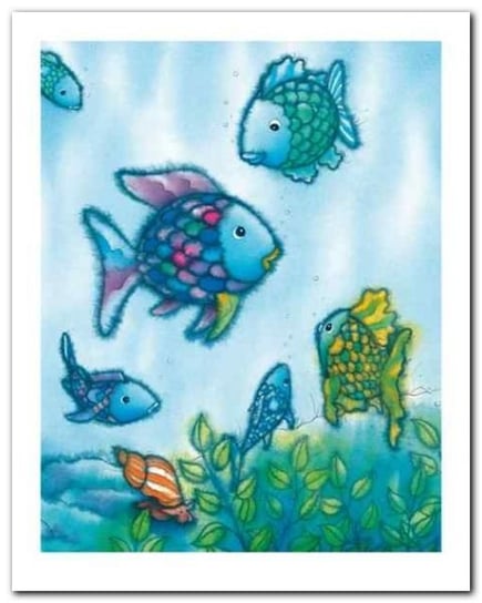 The Rainbow Fish VI plakat obraz 24x30cm Wizard+Genius
