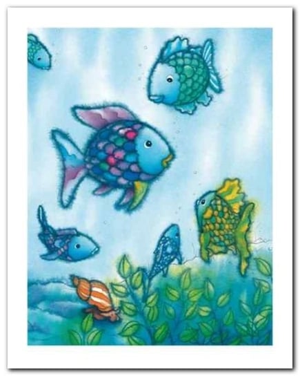 The Rainbow Fish VI plakat obraz 40x50cm Wizard+Genius