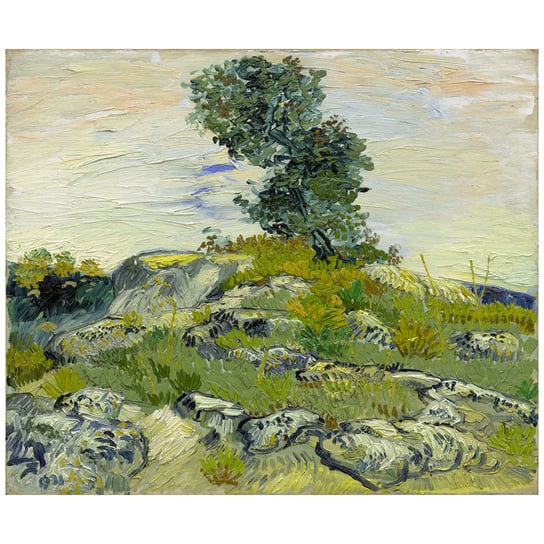 The Rocks - Vincent Van Gogh 60x75 Legendarte