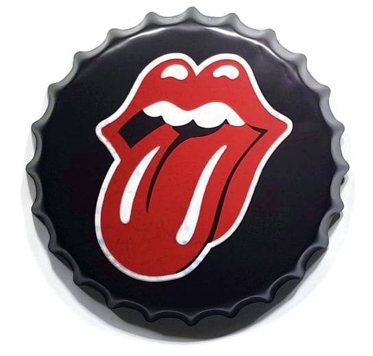 The Rolling Stones Język Blaszany Kapsel Duży 40Cm Inna marka
