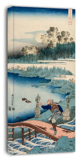 The Rush Gatherer, Hokusai - obraz na płótnie 30x60 cm Inny producent