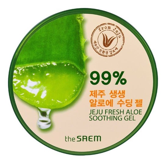 The Saem, Jeju Fresh Aloe 99%, kojący żel do twarzy i ciała, 300 ml SAEM