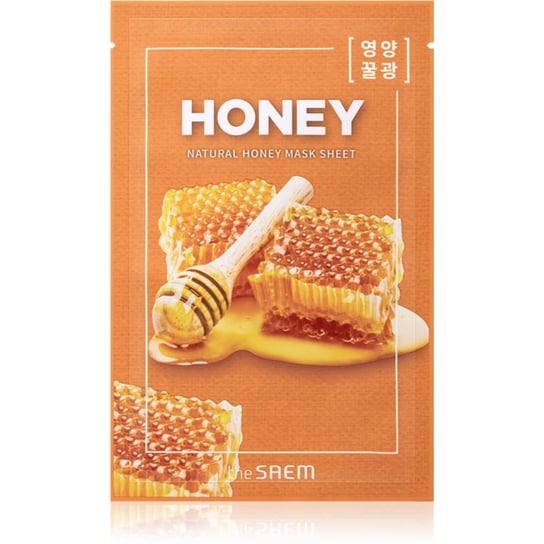 The Saem Natural Mask Sheet Honey maseczka w płachcie o działaniu silnie nawilżającym i odżywczym 21 ml The Saem