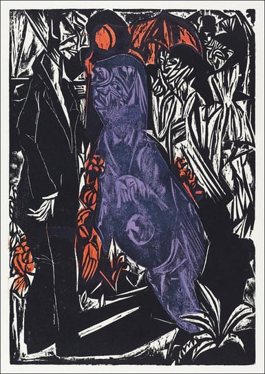 The Sale of His Shadow, Ernst Ludwig Kirchner - plakat 30x40 cm Galeria Plakatu