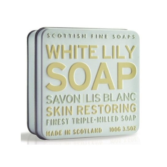 The Scottish Fine Soaps, White Lily, mydło w puszce, 100 g The Scottish Fine Soaps