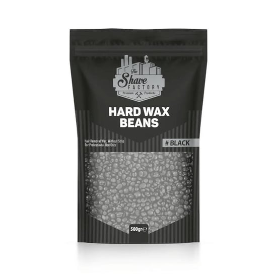 The Shave Factory - Hard Wax Beans Black, Twardy Wosk Do Depilacji, 500g Inna marka