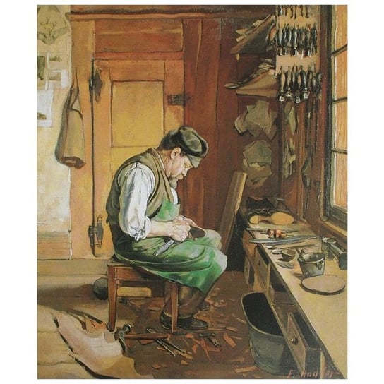 The Shoemaker - Ferdinand Hodler 50x60 Legendarte