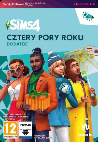 The Sims 4: Cztery pory roku PC - dodatek - kod Electonic Arts Polska