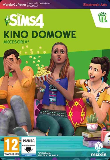 The Sims 4: Kino domowe PC - akcesoria - kod Electonic Arts Polska