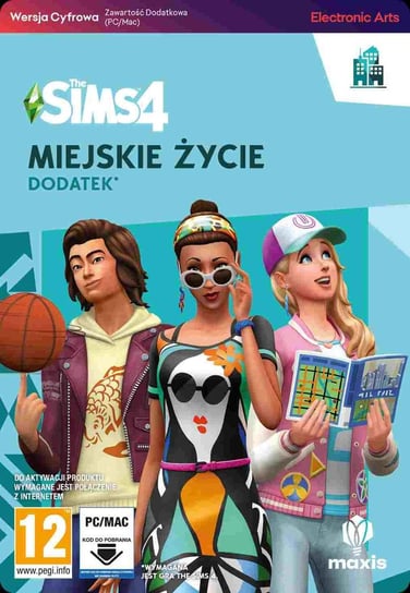 The Sims 4: Miejskie Życie PC - dodatek - kod Electonic Arts Polska