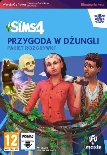 The Sims 4: Przygoda w dżunglii PC - pakiet rozgrywki - kod Electonic Arts Polska