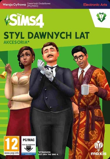 The Sims 4: Styl dawnych lat PC - akcesoria - kod Electonic Arts Polska