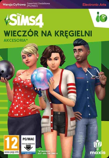 The Sims 4: Wieczór na kręgielni PC - akcesoria - kod Electonic Arts Polska
