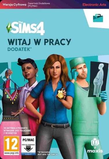 The Sims 4: Witaj w pracy PC - dodatek - kod Electonic Arts Polska