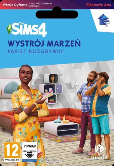 The Sims 4: Wystrój marzeń PC - pakiet rozgrywki - kod Electonic Arts Polska