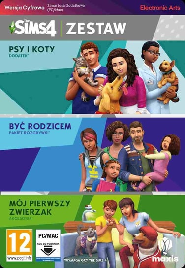 The Sims 4: Zestaw miłośników zwierząt PC - 3 dodatki - kod Electonic Arts Polska