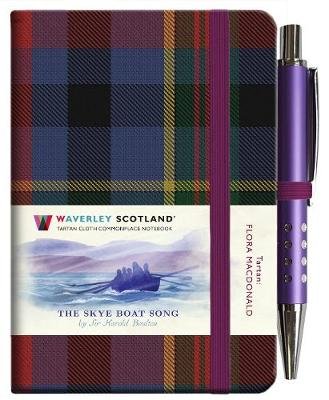 The Skye Boat Song Tartan Notebook (mini with pen) Scotland Waverley