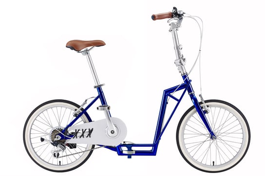 The-Sliders Lite Navy Blue gustowny i komfortowy, składany rower, hulajnoga 2w1, EAN 0590987662419 The Sliders