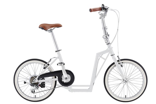 The-Sliders Lite White gustowny i komfortowy, składany rower, hulajnoga 2w1, EAN 0590987662211 The Sliders